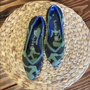 Rothy’s The Point Olive Camo